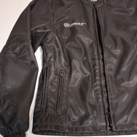 YAMAHA Star Women’s Hardshell Riding Jacket Blk- M - Picture 4 of 9